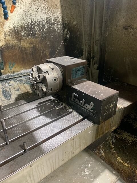 Fadal 4020AHT VMC, 1999 – 4th Axis Rotary, Through-Spindle Coolant, Chip Conveyor - Image 4