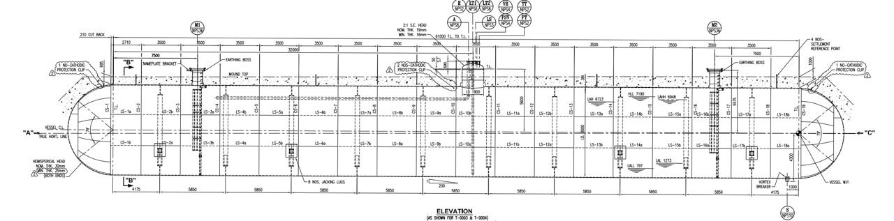 KNM LPG Bullet Tank – 3300m³ Horizontal Pressure Vessel – 2017 - Image 4