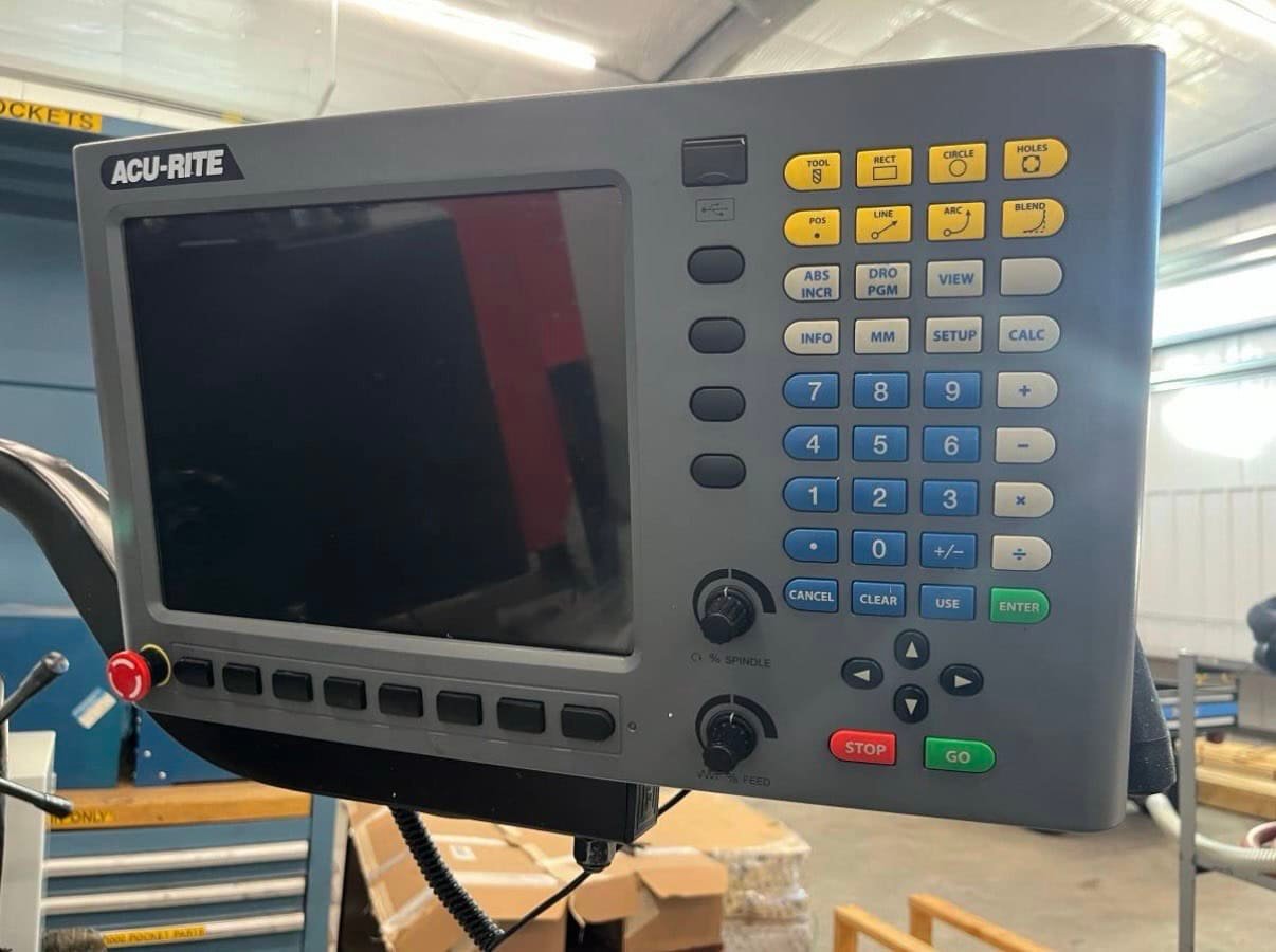 Republic Lagun MM III Manual Vertical Knee Mill, 2020 – Acu Rite DRO - Image 5