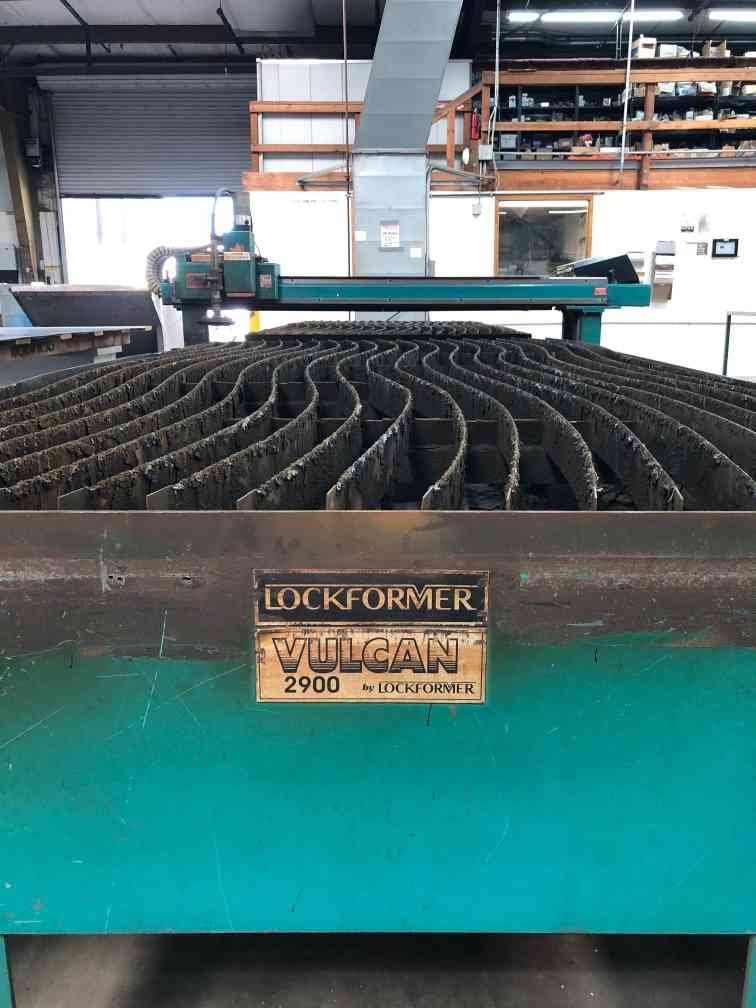 5′ x 20′ Lockformer Vulcan 2900 CNC Plasma Table, 1998 – Hypertherm Powermax 65 - Image 2
