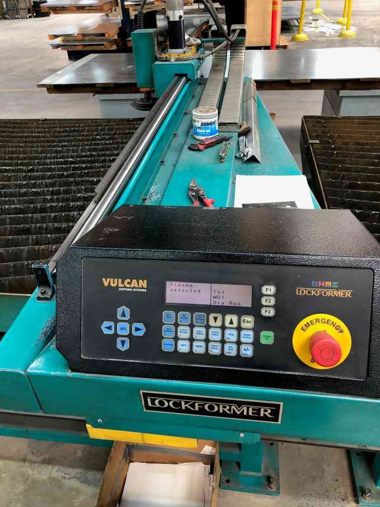 5′ x 20′ Lockformer Vulcan 2900 CNC Plasma Table, 1998 – Hypertherm Powermax 65 - Image 7