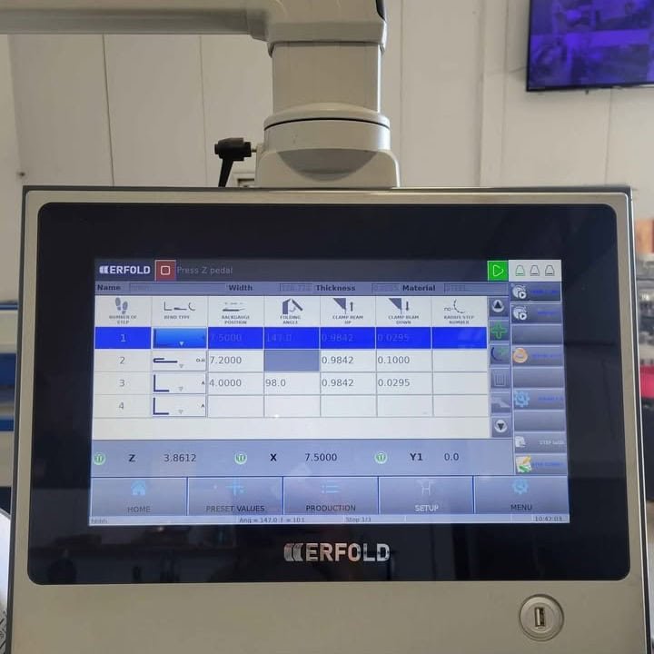 16 GA x 10′ Erbend MFC 3215 CNC Folder, 2022 - Image 5