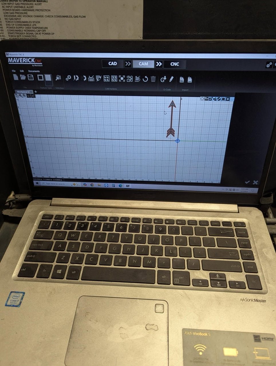 6′ x 12′ Maverick MV612 Plasma Cutter, 2019 – Hypertherm Powermax 125 - Image 6