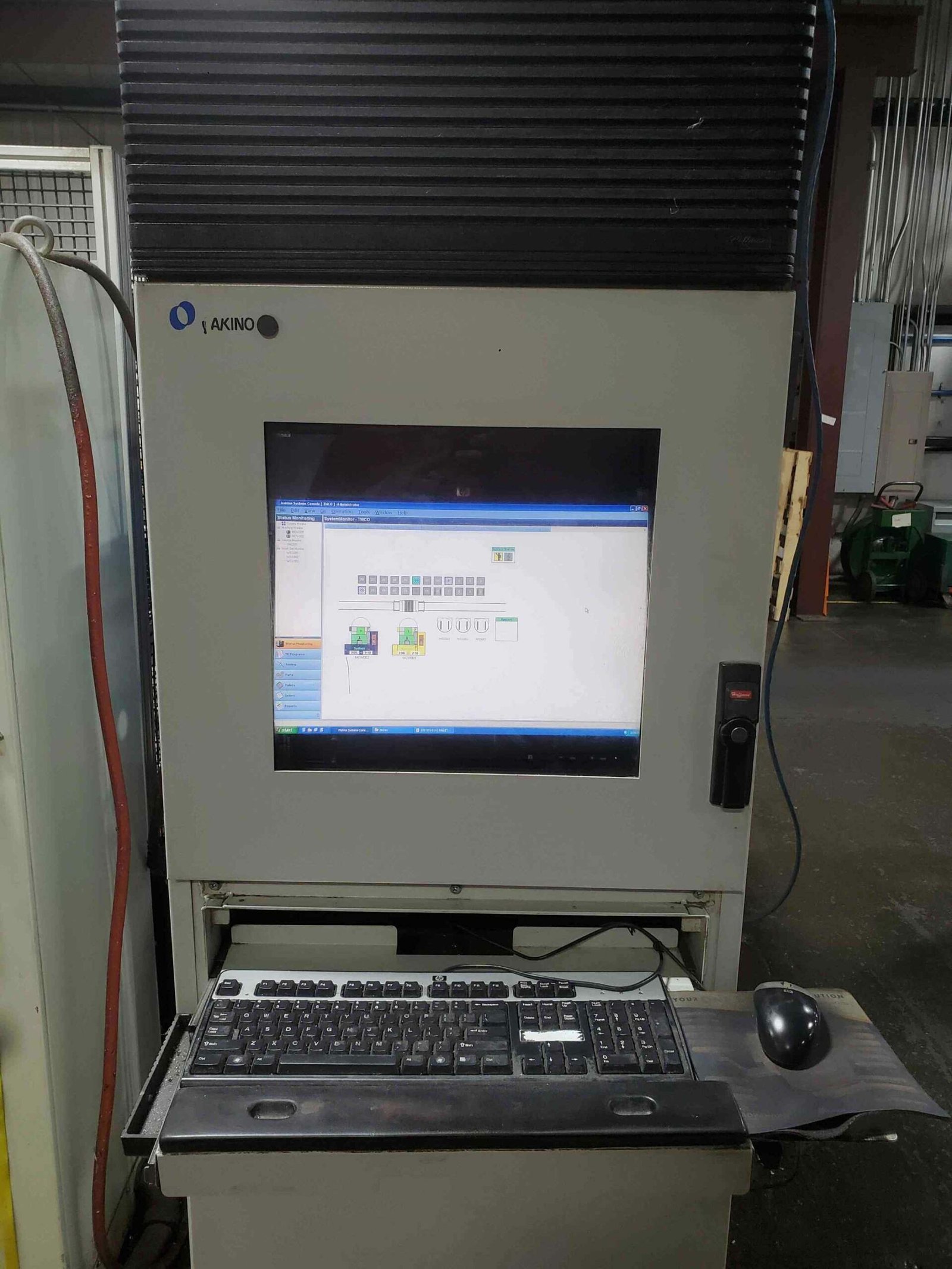 (2) Makino A66E HMC Cell, (1) 2003 & (1) 2005 – Both Full 4th Axis, Pallet size 19.7″ x 19.7″, Pro 3 Control, Auto Pallet Changer, TSC - Image 5