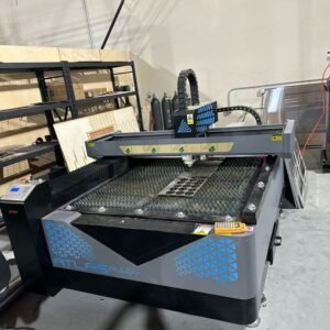 1000 Watt Atlas Alloy LF1325L Flatbed Fiber Laser, 2022