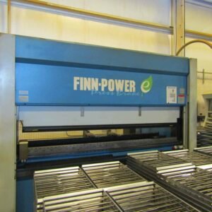 73 Ton x 8′ Finn-Power E-Series 65-2550 Electric Press Brake, 2005 – 4 Axis Backgauge