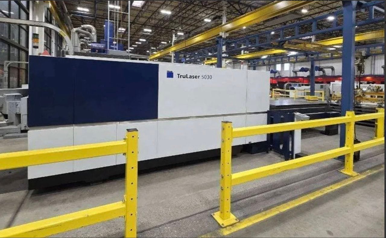 8000 Watt Trumpf TruLaser 5030 fiber, 2016 – REFURBISHED, 10,700 beam on hours – TruDisk 8001 - Image 5