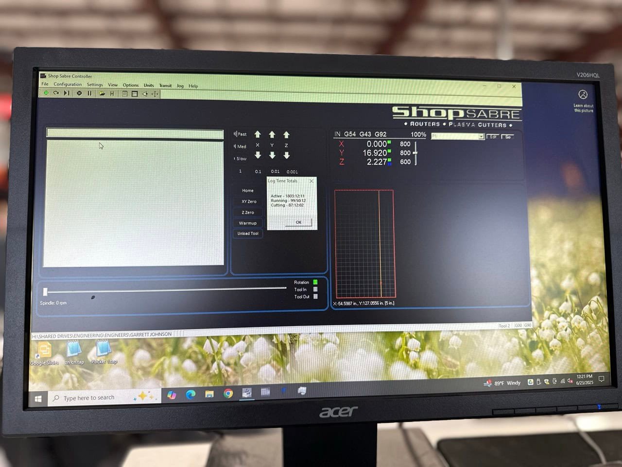 5′ x 10′ ShopSabre PRO510 Router, 2020 – Tool Changer, Vacuum System - Image 9