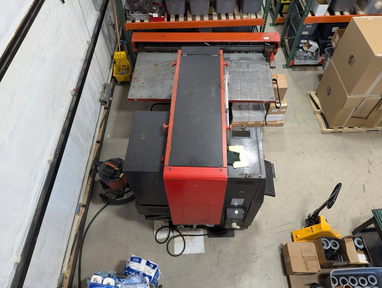 22 Ton Amada Aries 245 CNC Turret Punch, 1994 – Comes With Amada Tool Sharpener - Image 2