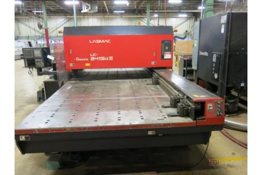 2000 Watt Amada Lasmac LC2415A3 CO2 Laser, 2000 – 4′ x 10′ , Fanuc AF2000C Laser - Image 3