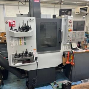 Haas Mini Mill VMC, 2018 – Haas Indexer, Chip Conveyor
