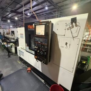 Mazak QTN200-II CNC Lathe, 2014 – Tailstock, Bar Feeder, Presetter