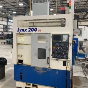 Daewoo Lynx 200GL CNC Lathe, 1999 – Parts Catcher, Tool Presetter, Chip Conveyor