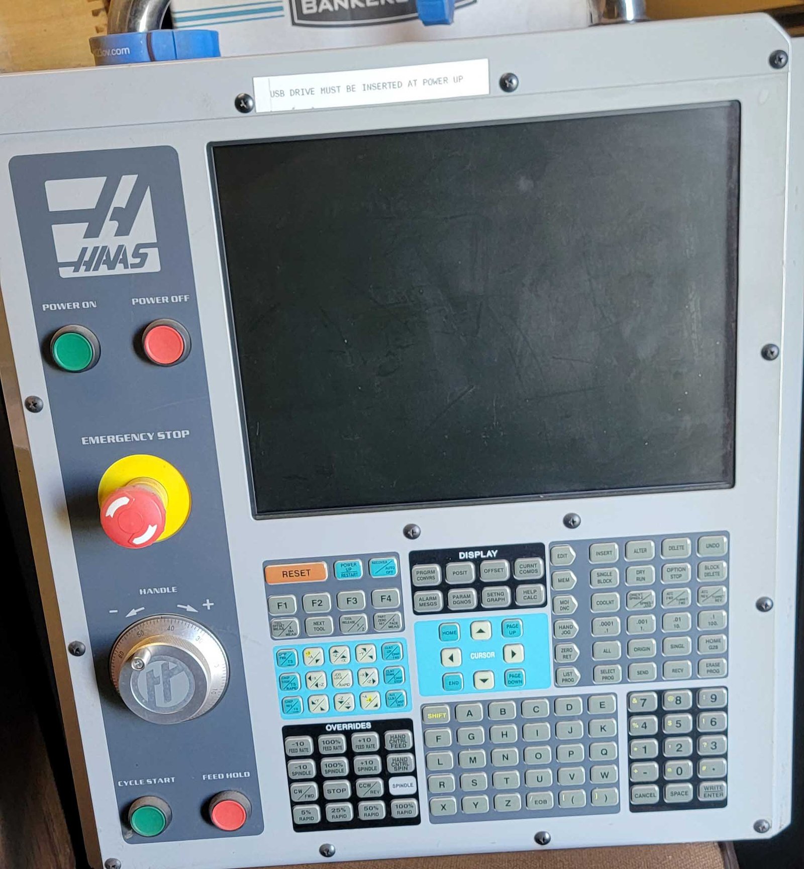 Haas VF-1 VMC, 1991 – 4th Axis Rotary Table, Rigid Tap, Training Module - Image 3