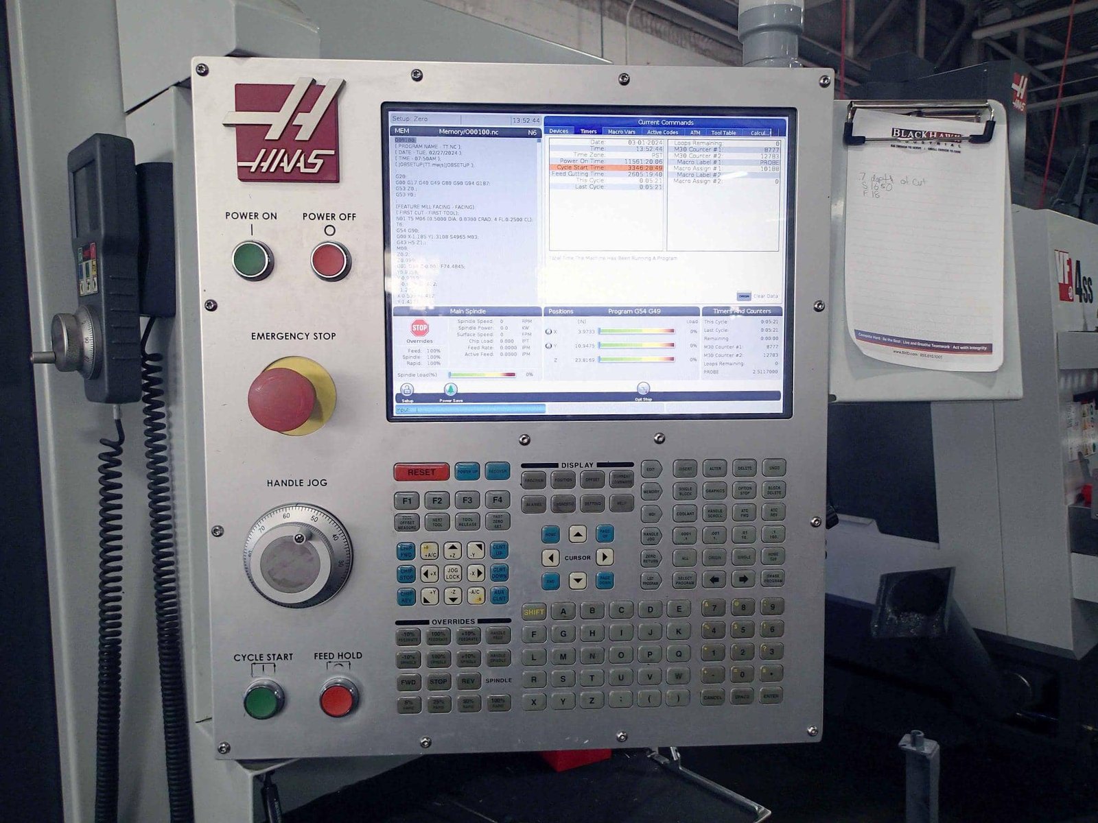Haas VF-4SS 5-Axis VMC, 2020- TR200Y Trunnion Rotary Table, TSC, Probing, HSM, TCPC & DWO - Image 2