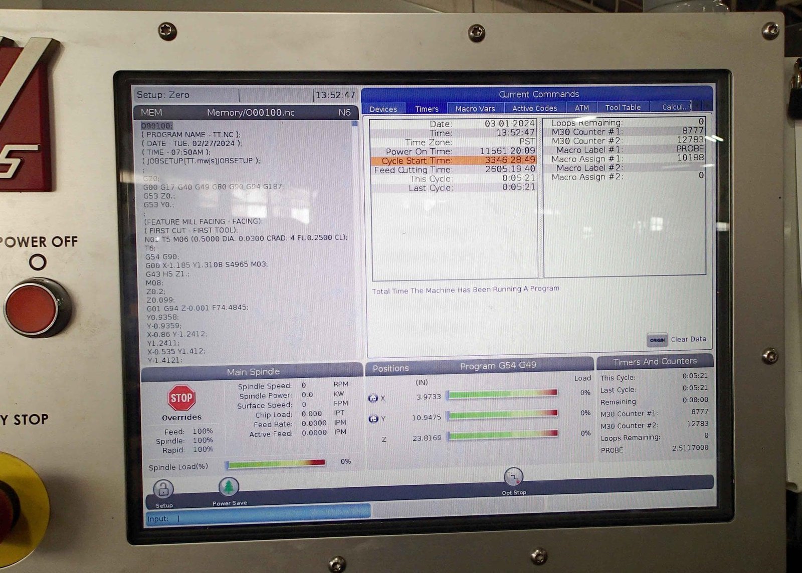 Haas VF-4SS 5-Axis VMC, 2020- TR200Y Trunnion Rotary Table, TSC, Probing, HSM, TCPC & DWO - Image 14