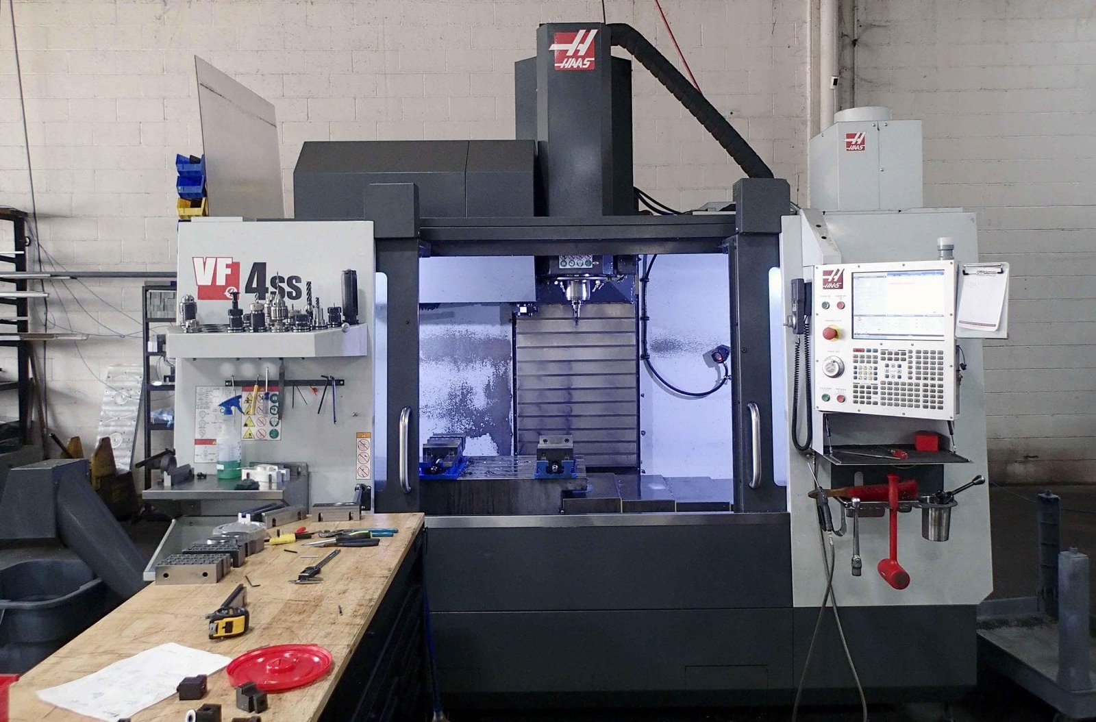 Haas VF-4SS 5-Axis VMC, 2020- TR200Y Trunnion Rotary Table, TSC, Probing, HSM, TCPC & DWO - Image 20