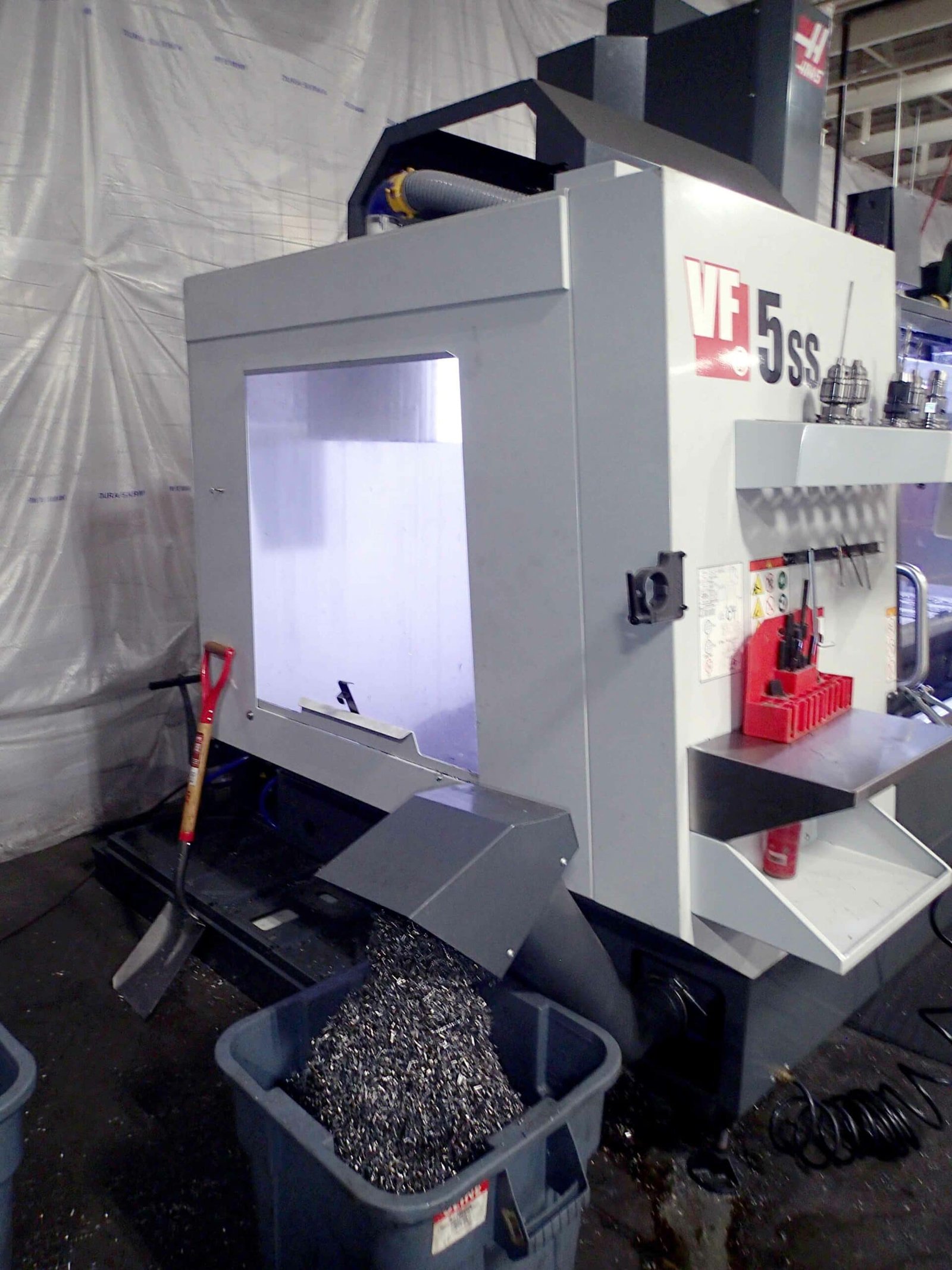 Haas VF-5SS 5-Axis VMC, 2020 – Probing, TSC, HSM, Auto Doors, TCPC & DWO - Image 13