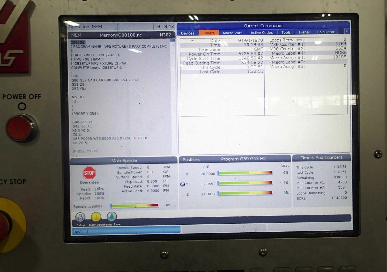 Haas VF-5SS 5-Axis VMC, 2020 – Probing, TSC, HSM, Auto Doors, TCPC & DWO - Image 18