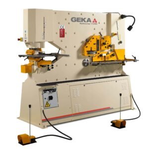 120 Ton Geka Hydracrop 110SD Ironworker, 2025 – W/2-Year Warranty, Brand New