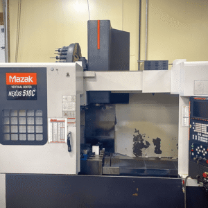 Mazak Nexus VCN 510C VMC, 2005 – Low Hours, Chip Conveyor, Through Spindle Coolant, Tool Setter