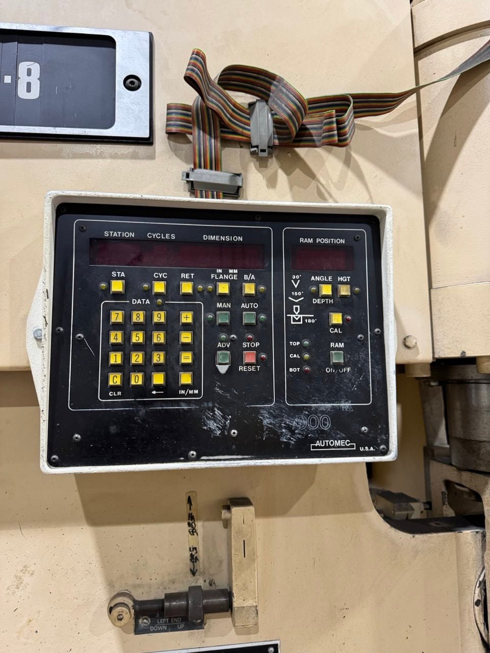 100 Ton x 8′ Niagara HBM-100-6-8 CNC Hydraulic Press Brake – Programmable Backgauge - Image 5