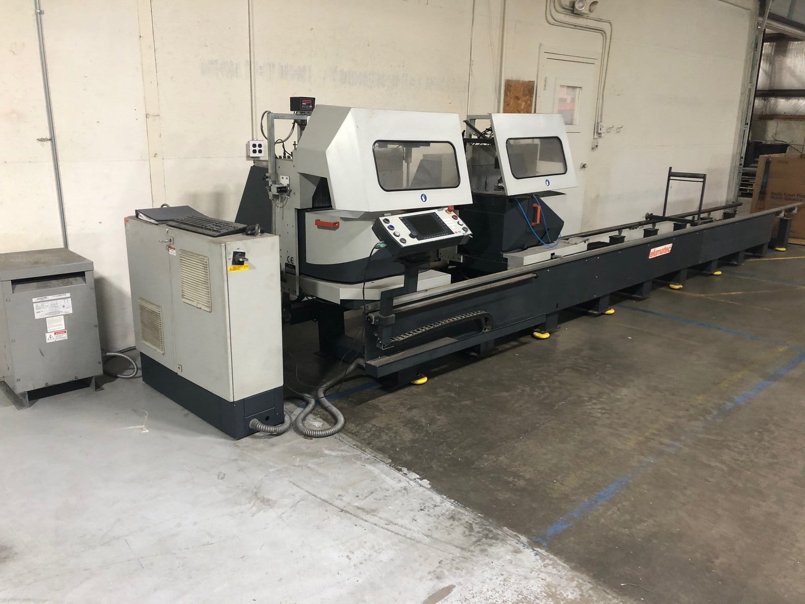 Elumatec DG 104/02 CNC Double End Mitre Cut-off Saw, 2005 - Image 3
