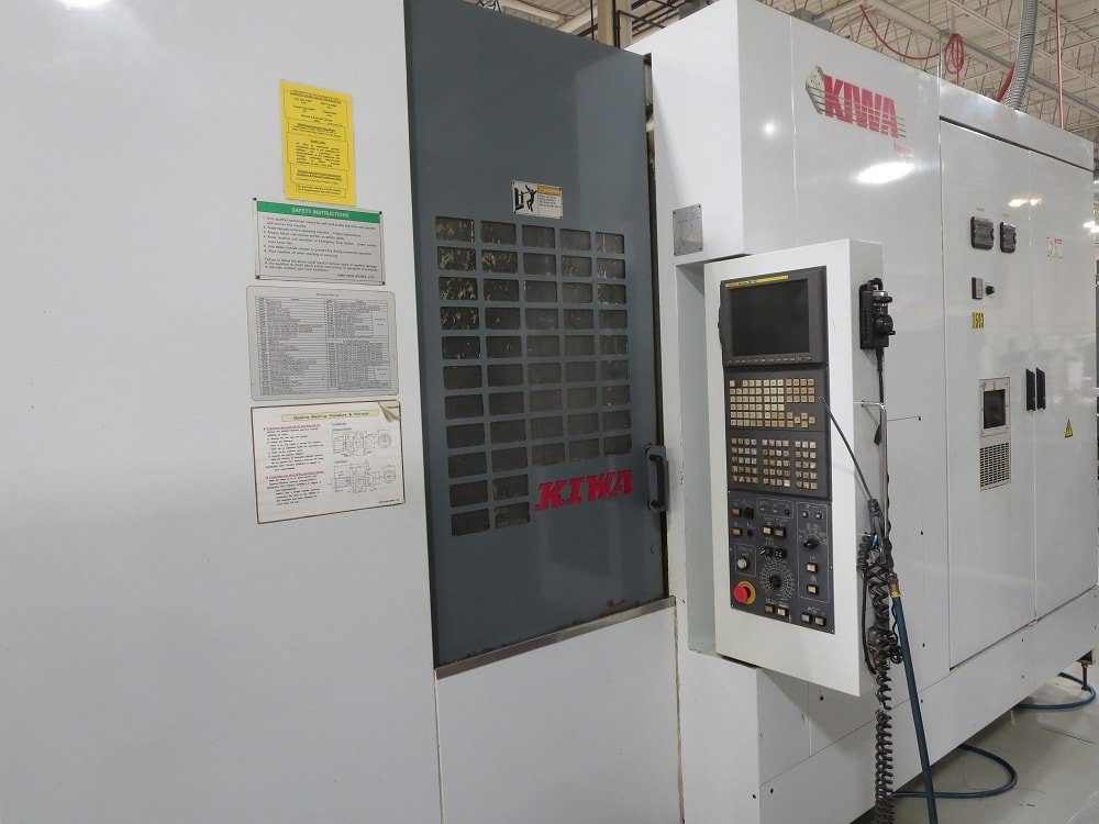 KIWA KNH-426X HMC, 2003-HPC, Fanuc Control, 12,000RPM, Chip Conveyor - Image 5