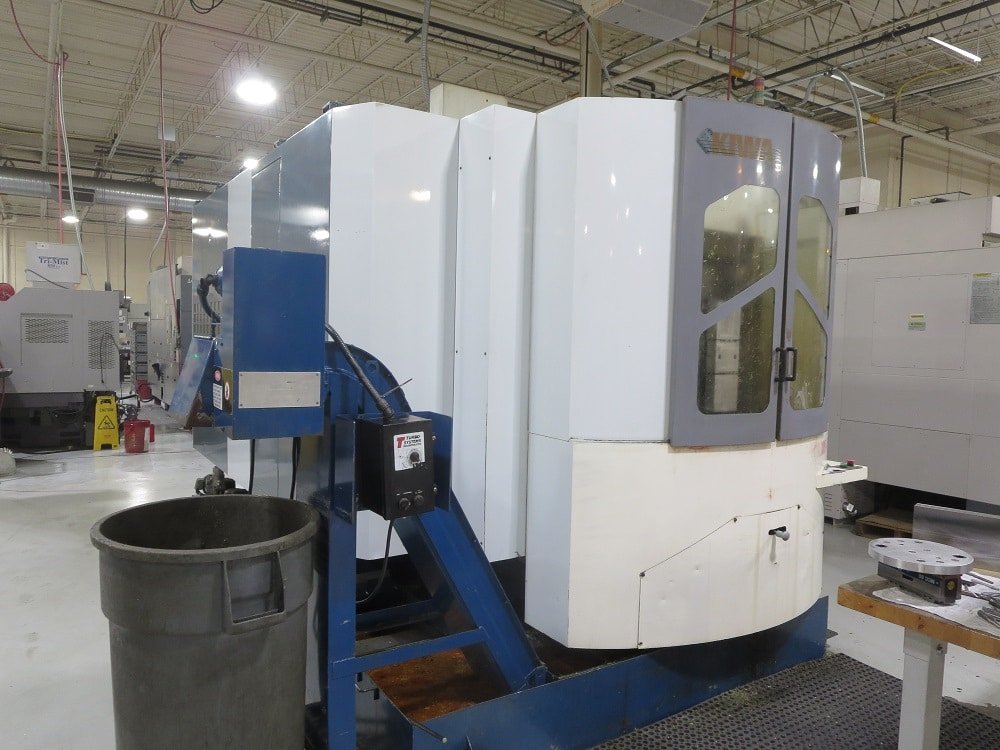 KIWA KNH-426X HMC, 2003-HPC, Fanuc Control, 12,000RPM, Chip Conveyor - Image 2