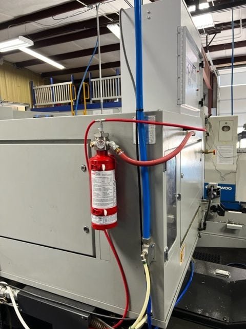 Hanwha XD32 II CNC Swiss Lathe, 2020 – Bar Feeder, Tri-Mist Collector, Chip Conveyor, Tooling - Image 12