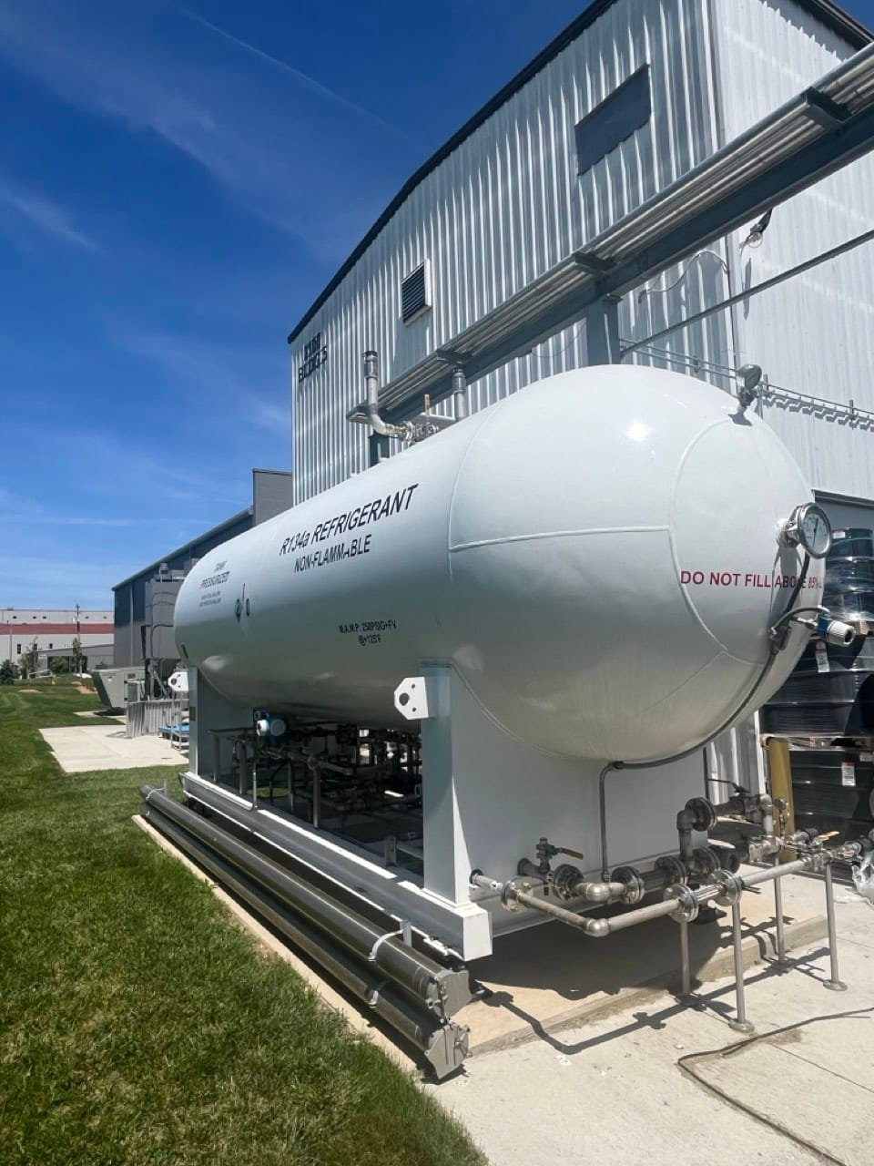 6,565‑Gallon ASME Skid‑Mounted R134a Refrigerant Storage Tank System (Pressurized 250 psig) - Image 2
