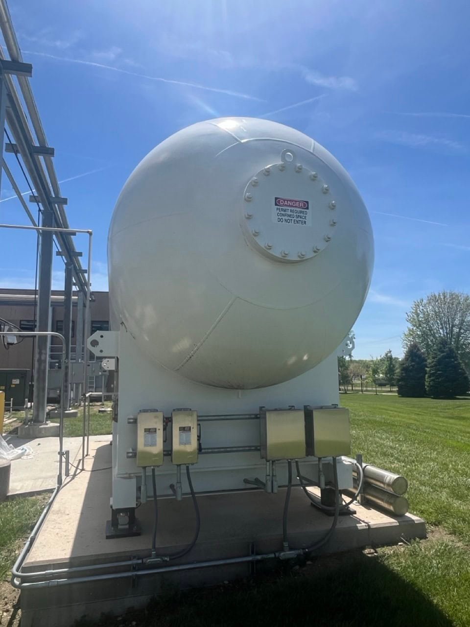 6,565‑Gallon ASME Skid‑Mounted R134a Refrigerant Storage Tank System (Pressurized 250 psig) - Image 7