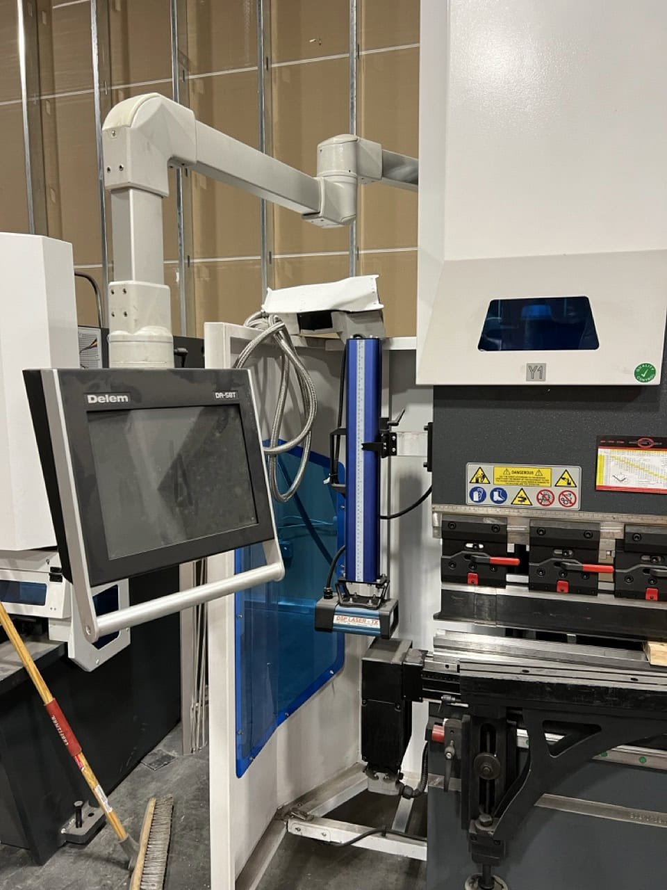 150 Ton x 10′ Accurl 5-Axis CNC Press Brake, 2021 – Backgauge, Laser Safety System, Crowning - Image 3