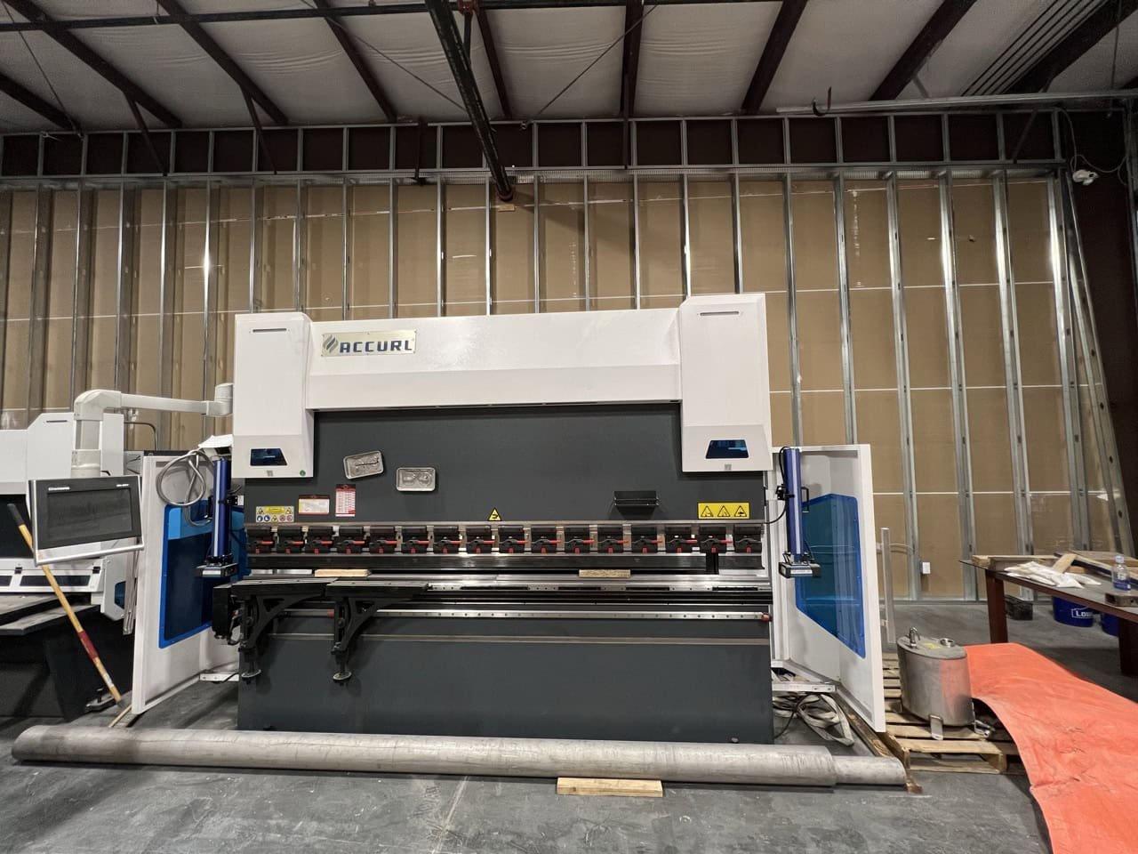 150 Ton x 10′ Accurl 5-Axis CNC Press Brake, 2021 – Backgauge, Laser Safety System, Crowning - Image 11