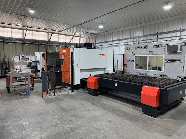 7000 Watt Mazak Optiplex Nexus 3015 S7 Fiber Laser, 2022 – 5′ x 10′ Table