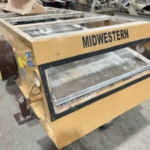 4′ x 8′ Midwestern Industries MEV 48-1 Single Deck Heavy Duty Two Bearing Vibrating Screen, 2020