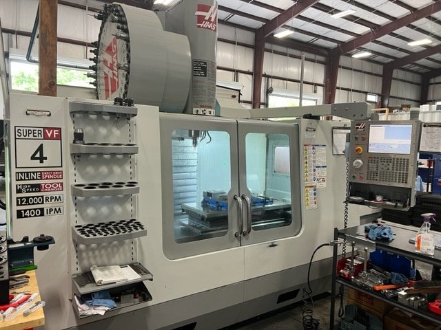 Haas VF-4SS APC VMC, 2008 – Pallet Changer, high speed machining, rigid tap