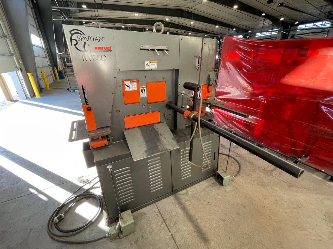 66 Ton Marvel Spartan IW66D Ironworker, 2014 – Dies Included - Image 5