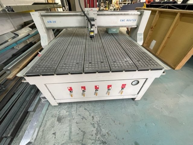 Excitech AM-34 5′ x 10′ Vacuum Table CNC Router, 2014 - Image 2