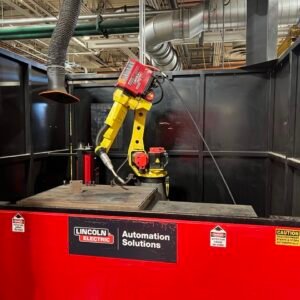 Lincoln Electric System 5 Robot Welding Cell, 2016 – 350 Amp Lincoln Electric R360 Power Supply, Fanuc ARCMate100iC Robot