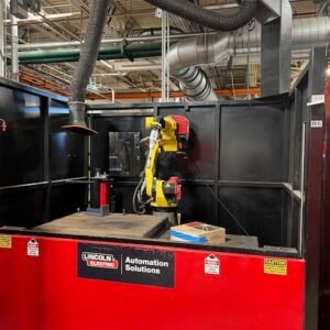 Lincoln Electric System 5 Robotic Welding Cell, 2013 – Fanuc ARCMate 100iC, Lincoln R350 350 Amp Power Supply