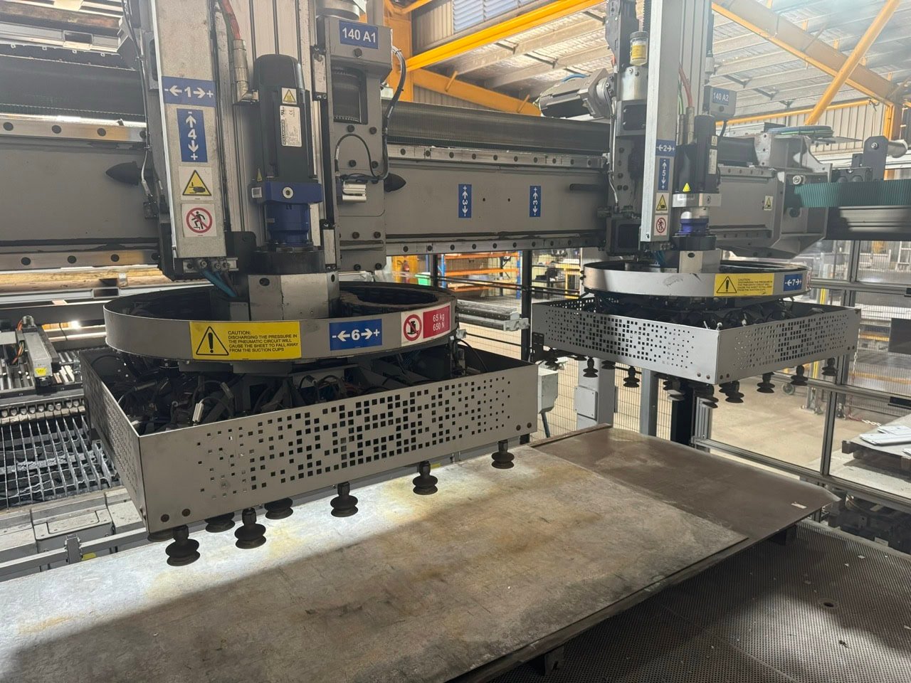 3000 Watt Salvagnini L3 Fiber Laser with 10 Tray Tower and Part Take Out Automation - Image 16