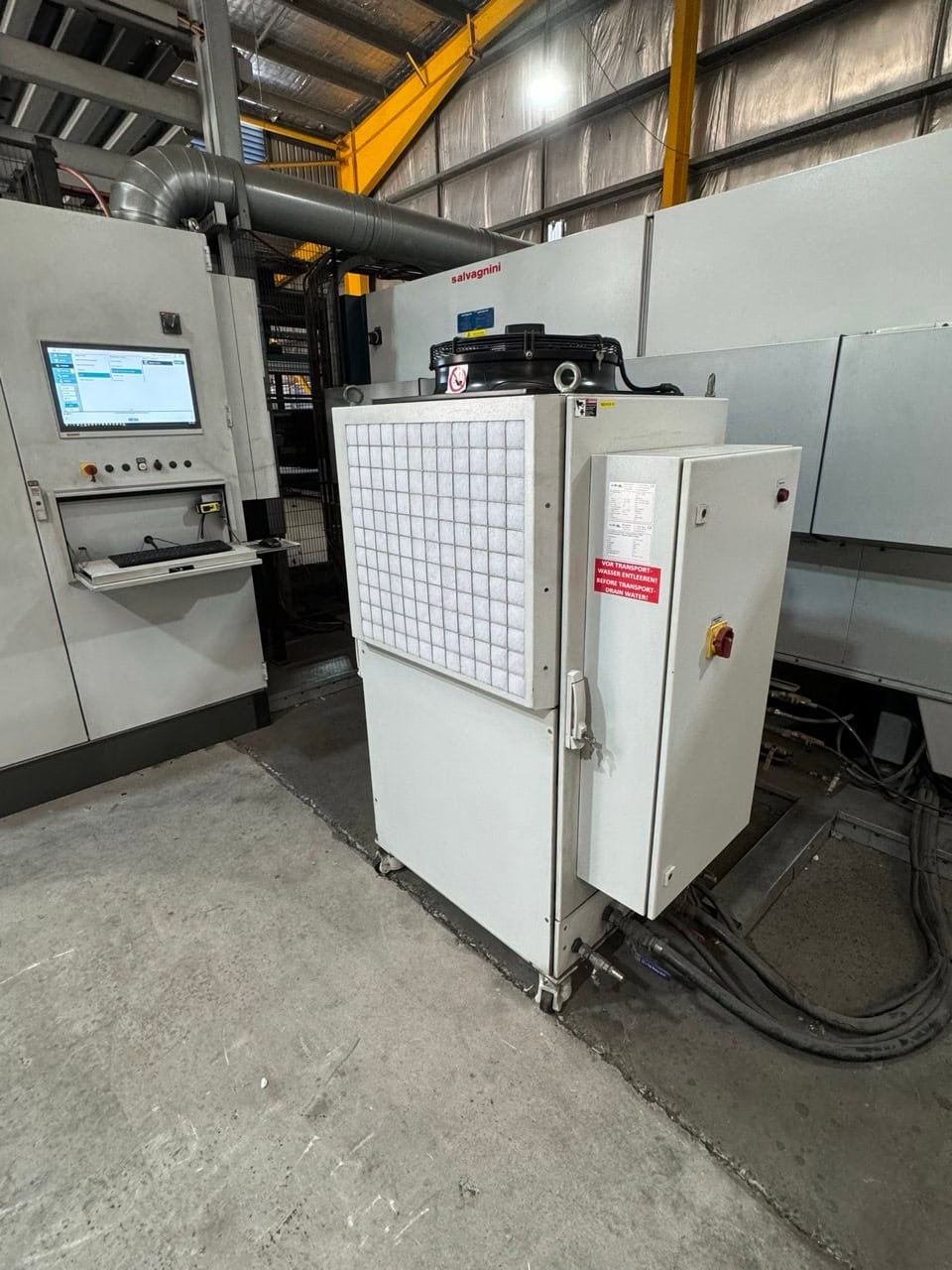 3000 Watt Salvagnini L3 Fiber Laser with 10 Tray Tower and Part Take Out Automation - Image 21