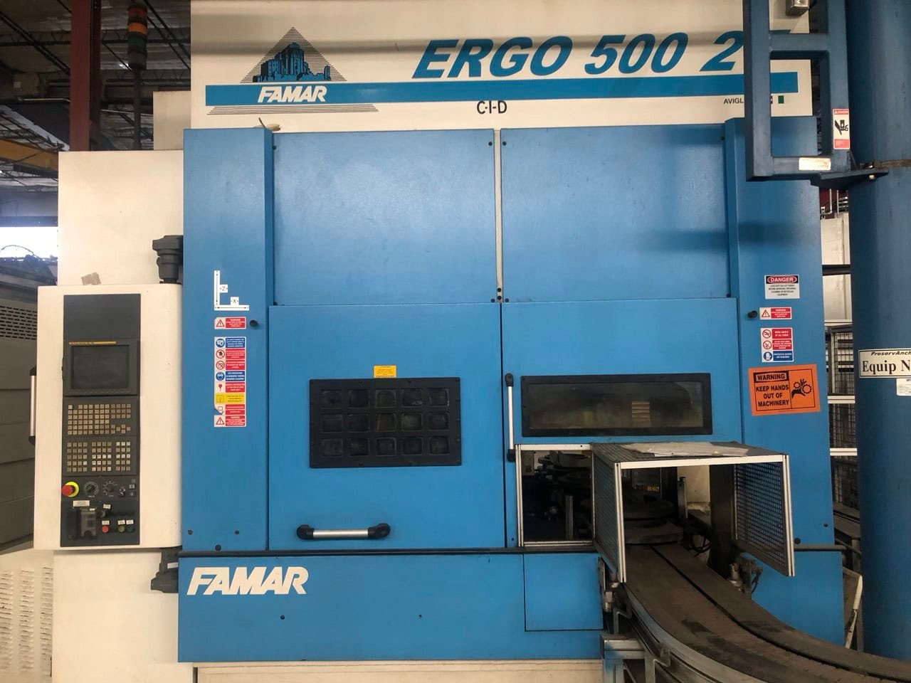 Famar Ergo 500 2T Multi-Tasking Turning Center, 2007 – Chip Conveyor, Measuring Device, Tool Monitoring - Image 15