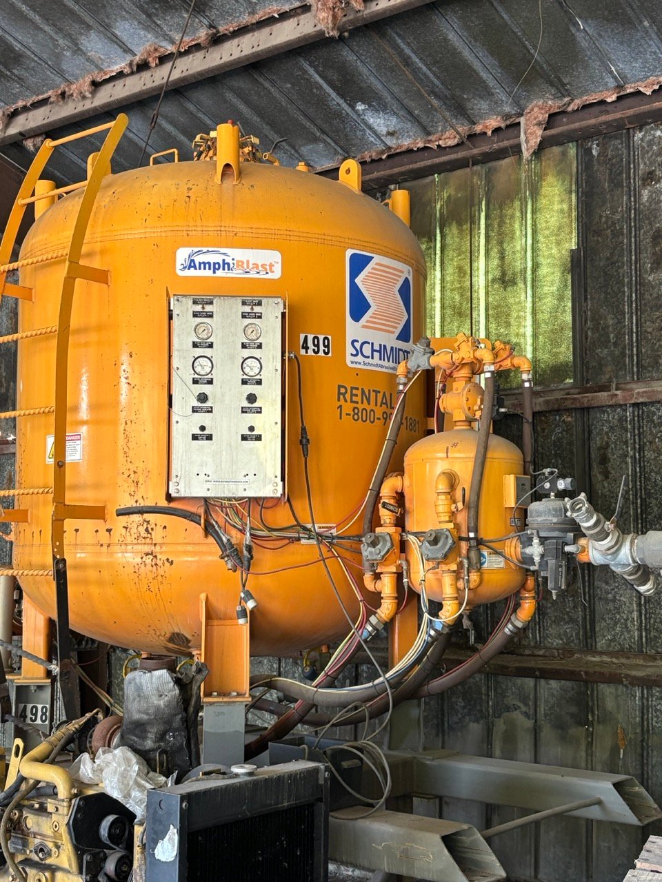AXXION ABRASIVE BLASTER MODEL 1600 CFM With AXXION Dryer ADS250/400, 2019 - Image 4