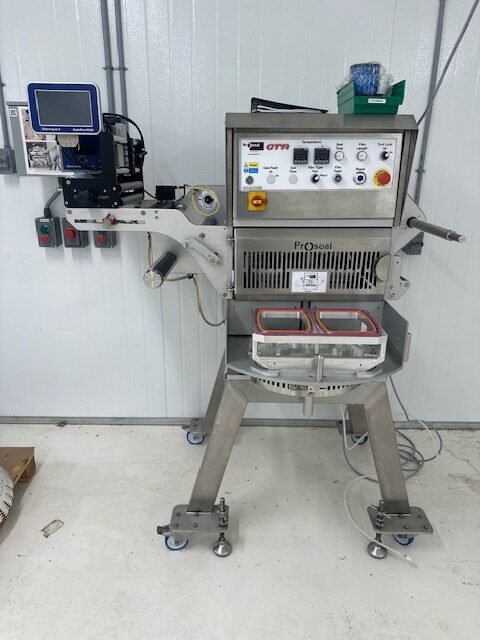 Pro Seal GTR Semi-Automatic Tray Sealer with Videojet DataFlex 6530 Thermal Transfer Printer, 2020