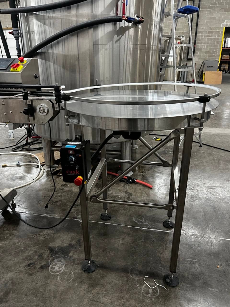 Cask mACS Micro Automated Canning System – 3-Head Filler with Rotary Accumulation Table (15–20 CPM, FESTO Interface) - Image 7