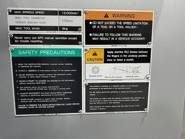 DMG Mori NHX5000 500MM HMC, 2012 – Full 4th, 12K RPM Spindle, 60 ATC, Video Available - Image 5