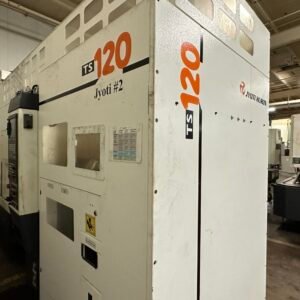 Jyoti TS 120 Twin Spindle CNC Chucker Lathe, 2016 – Twin Turret, Auto Loader