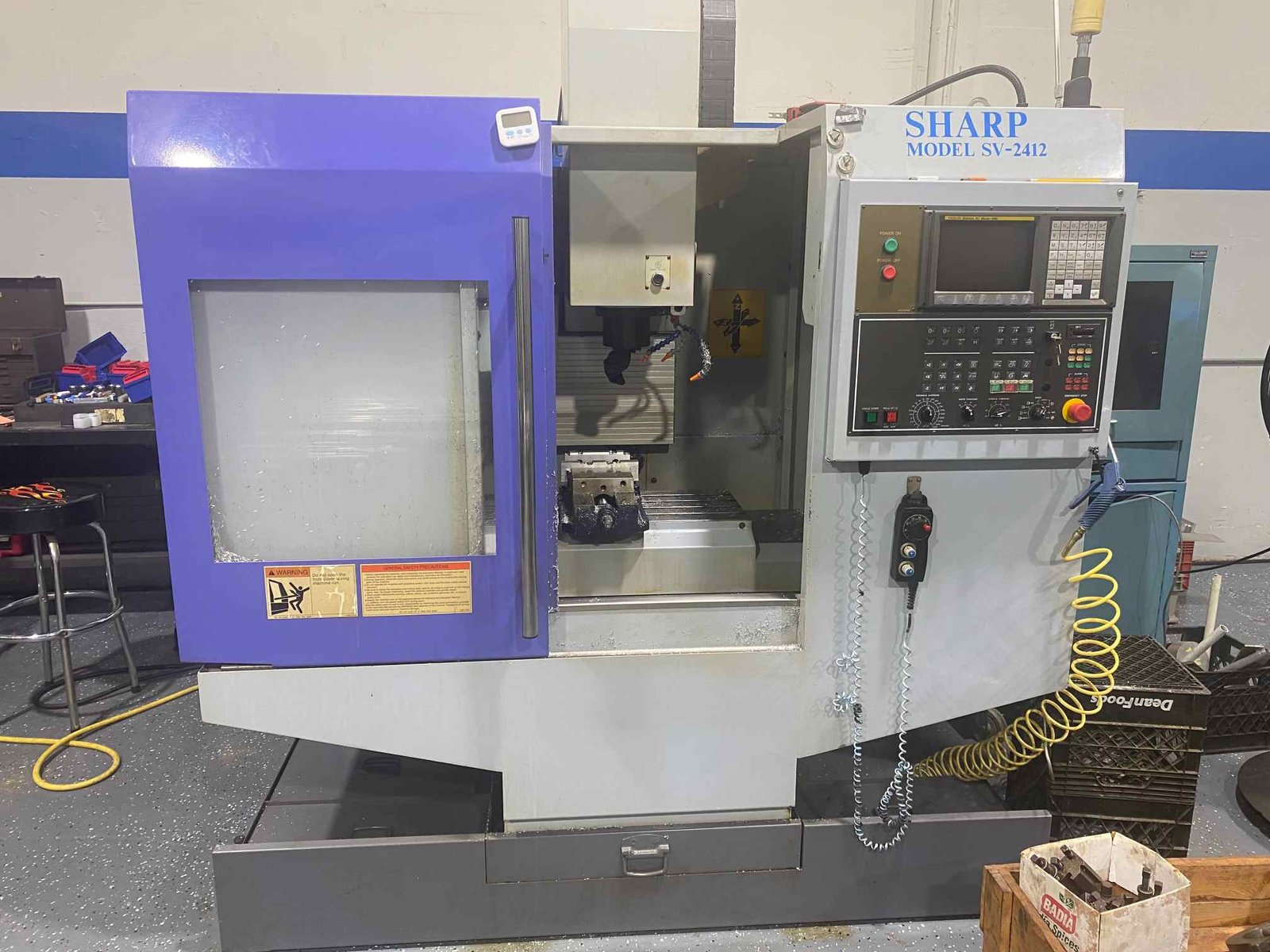 Sharp SV-2412S VMC, 2004 – Fanuc Control, Available Immediately - Image 2